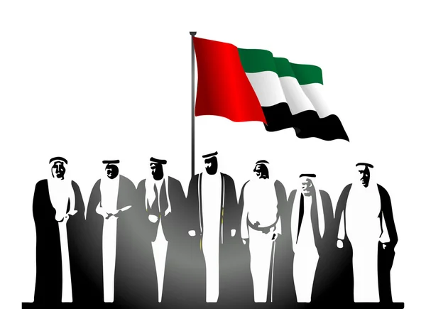 Logo de la fête nationale des Émirats arabes unis (EAU) — Image vectorielle