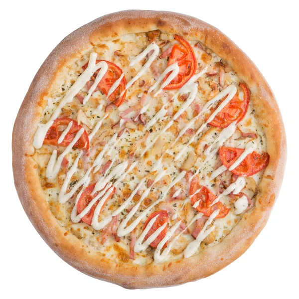 Pizza, bildet er perfekt til å designe menyene dine. Besøk siden min. Du vil kunne finne et bilde for hver pizza som selges på kafeen eller restauranten din. . – stockfoto