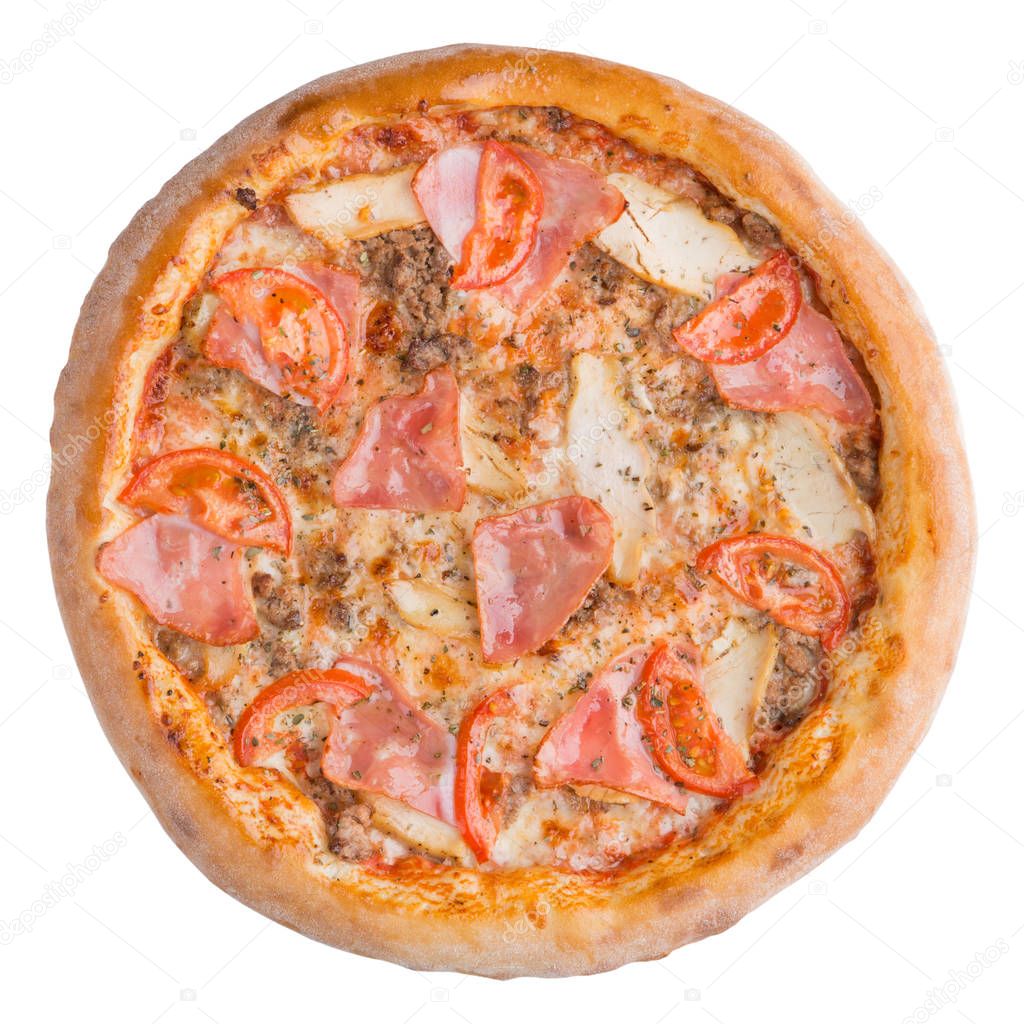 Pizza pepperoni. Esta foto es perfecta para que diseñes los menús de tu