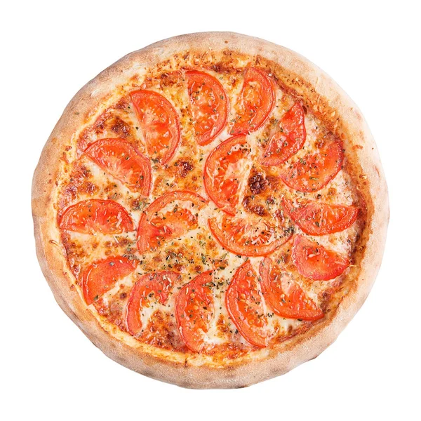 İtalyan pizza izole beyaz arka plan üzerinde