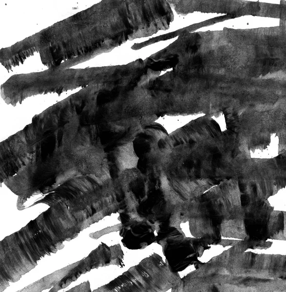 Résolution très haute. Graffiti géométrique fond abstrait. Fond d'écran avec effet aérographe. Peinture acrylique noire sur papier blanc. De la boue éparpillée. Image macro. Grunge fait main . — Photo