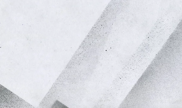 Papel de parede com efeito aerógrafo. Textura acrílica preta do curso da pintura no papel branco. Arte de lama espalhada. Imagem macro. Grunge feito à mão — Fotografia de Stock