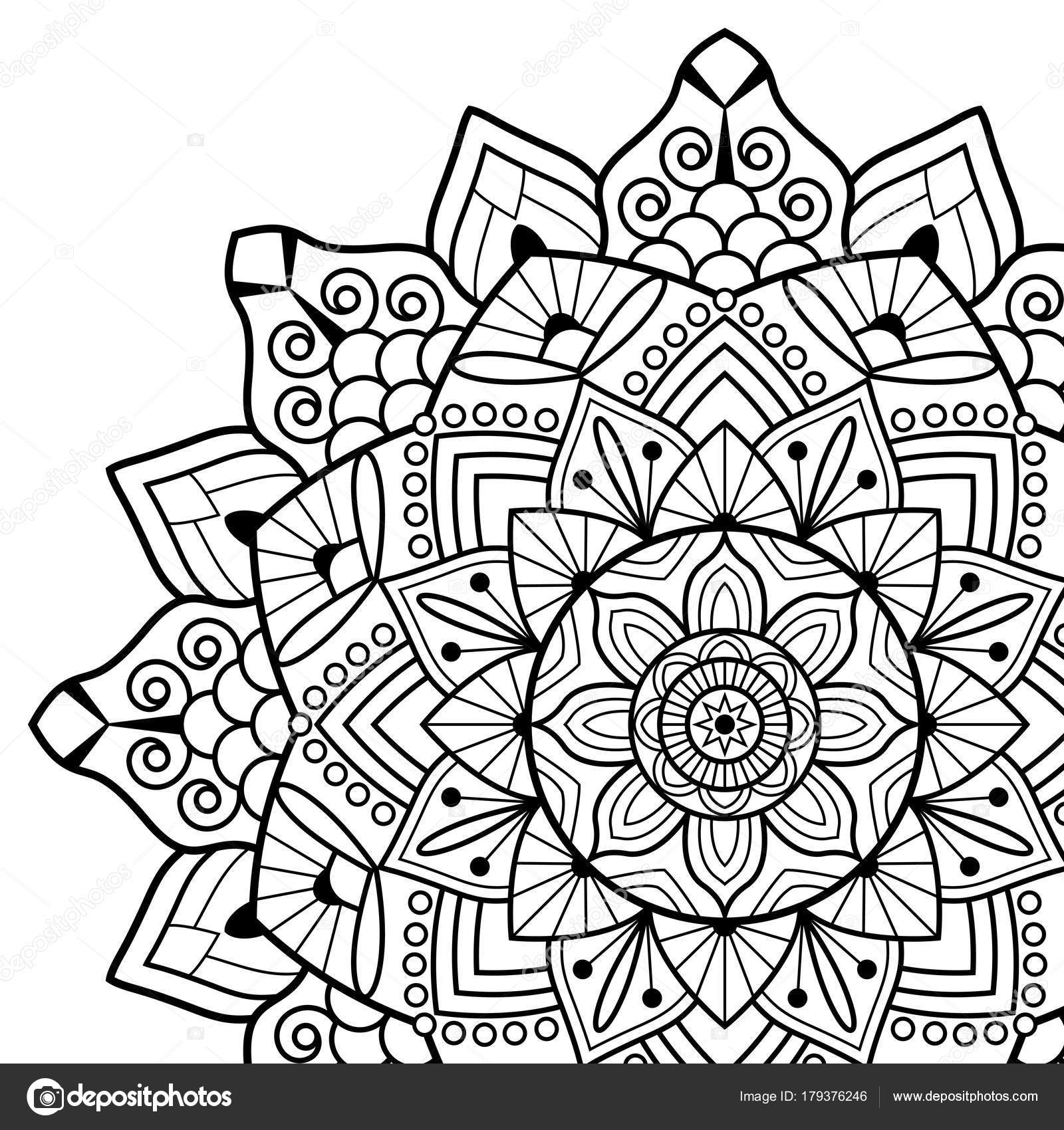 Boek Kleurplaten Mandala Indiase Anti Stressprogramma Medaillon