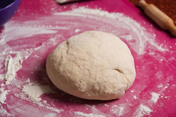 Cocinar Cocina Del Plato Nacional Ucraniano Utilizando Masa Harina Blanca —  Fotos de Stock