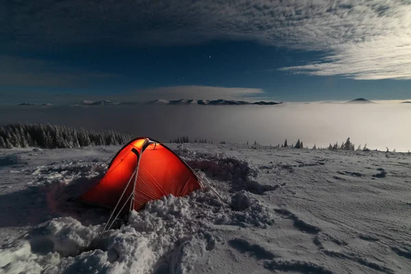 Espacio Noches Estrelladas Con Una Brillante Vía Láctea Telón Fondo — Foto de Stock