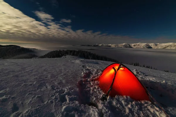 Espacio Noches Estrelladas Con Una Brillante Vía Láctea Telón Fondo — Foto de Stock