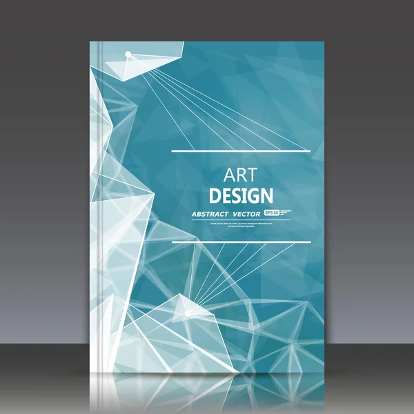 Abstracte samenstelling, planetoïde pictogram, Turquoise Sky thema, A4 brochure titelblad, buitenaardse ruimte achtergrond, laserlicht Ray, Neon kosmische straling, elegante ster glans structuur, Eps10 vector illustratie — Stockvector