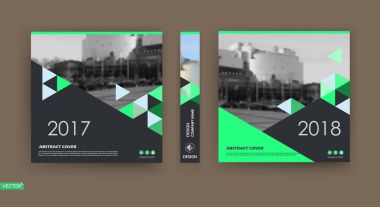 Soyut şablonu. Süslü a4 broşür kapak tasarımı. Bilgi: başlık çerçevesi. Başlık sayfası modeli küme. Modern vektör ön sayfa sanat. Kent kent sokak dokusu. Yama üçgenler mozaik simgesi. Reklam afiş metin yazı tipi