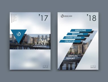 A4 broşür kapak tasarlamak. Banner, kartvizit, başlık sayfası modeli küme, el ilanı veya reklam metin yazı tipi için şablonlar. Kentsel şehir sokak dokusu ile modern vektör ön sayfa sanat. Üçgen, satırları simgesi