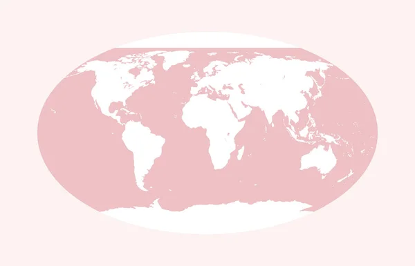 Vektör Dünya Haritası. Pembe dünya