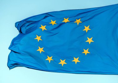 Avrupa Birliği closeup bayrağı