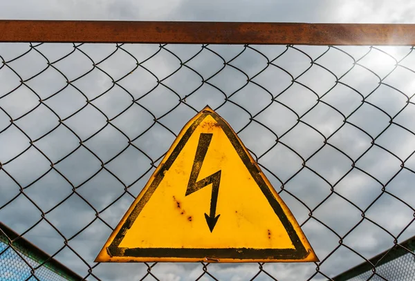 Generic High Voltage Danger Sign, symbol. Warning icon