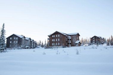 Güzel sunrisre Trysil dağ