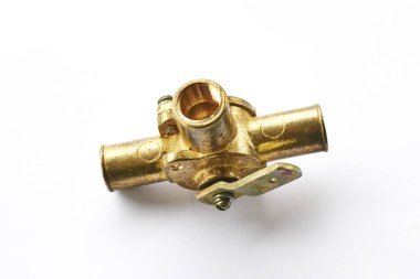 Kalorifer vanası araba üzerinde izole