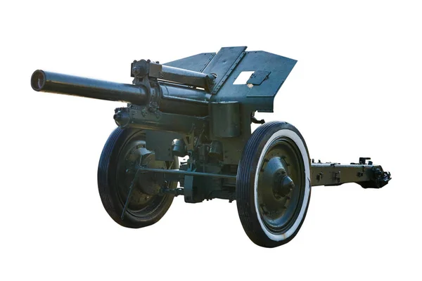 Soviet anti-tank artillery gun WWII — Stock Photo, Image