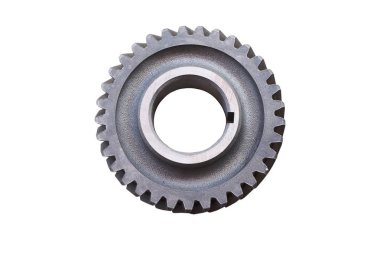 metal dişli üzerinde izole bir