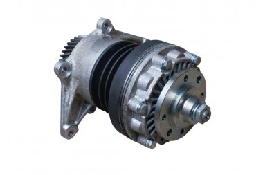 sürücü kamyon fan izole