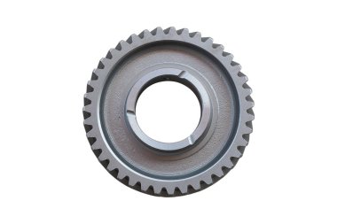 metal dişli üzerinde izole bir