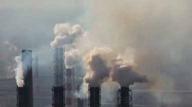 Hava kirliliği duman Metalurji tesisi