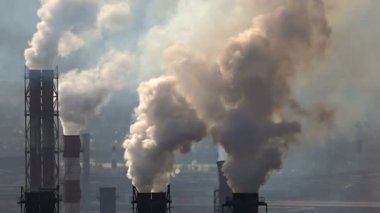 Hava kirliliği duman Metalurji tesisi