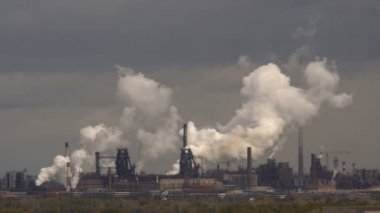 Hava kirliliği duman Çelik Boru Tesisi