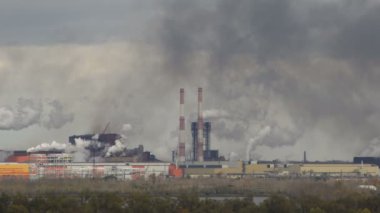 Metalurji Sanayi endüstriyel bir kuruluş tarafından atmosfer kirliliğinin.