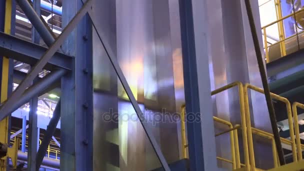 Haddehane soğuk çelik levha — Stok video