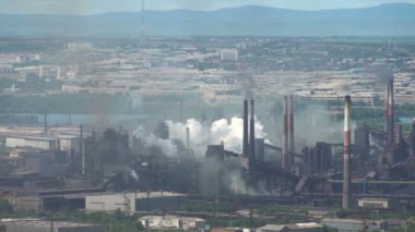 Kirliliği emisyonları endüstriyel kurumsal Timlamps tarafından şehrin