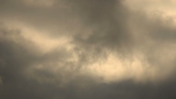 Achtergrond mist wolken versnelde beweging — Stockvideo