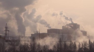 Metalurji Sanayi endüstriyel bir kuruluş tarafından atmosfer kirliliğinin.