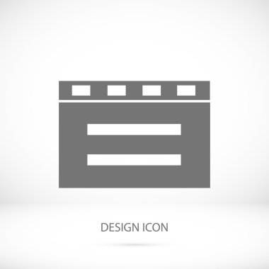 sinema clapper simgesi