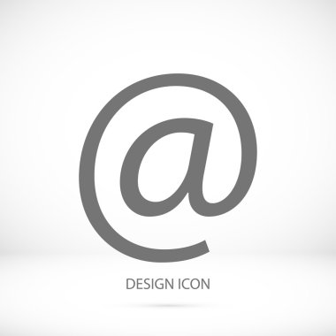 basit e-posta simgesi