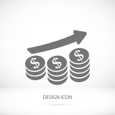 Para büyüme simgesi