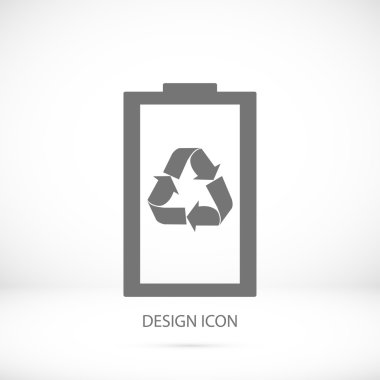 Pil geri dönüşüm simgesi