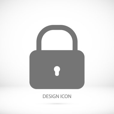 Basit kilit simgesi