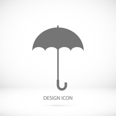 Şemsiye basit simgesi