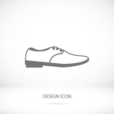 Ayakkabı basit simgesi