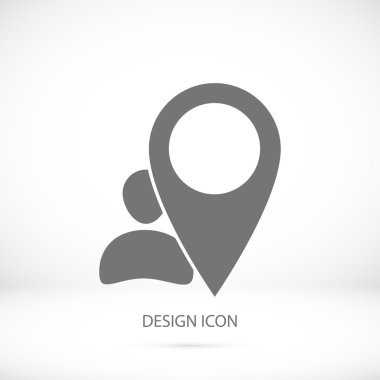 İşaretçi basit simgesi