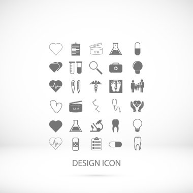 tıbbi simgeler ayarlandı