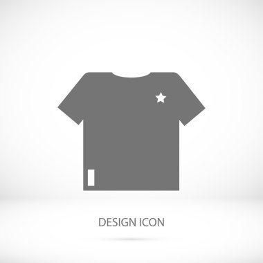 t-shirt basit simgesi