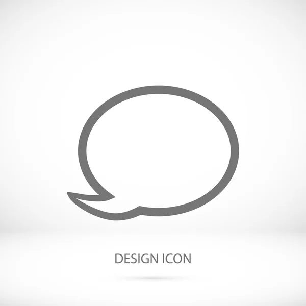 Icono de burbuja de habla — Vector de stock