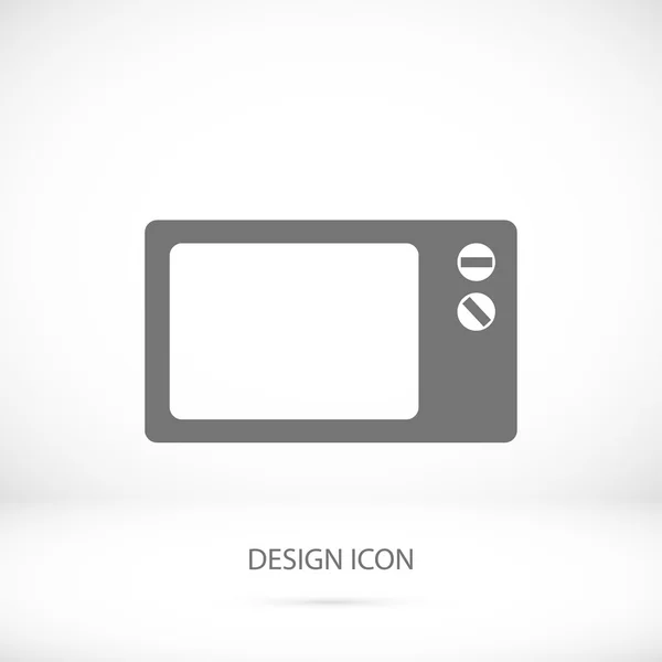 Icono del horno microondas — Vector de stock