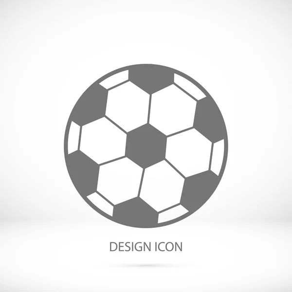 Klassiska fotboll bollen ikonen — Stock vektor