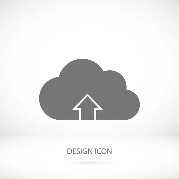 Scarica dall'icona cloud — Vettoriale Stock