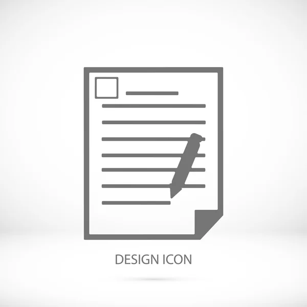 Icône de document Office — Image vectorielle