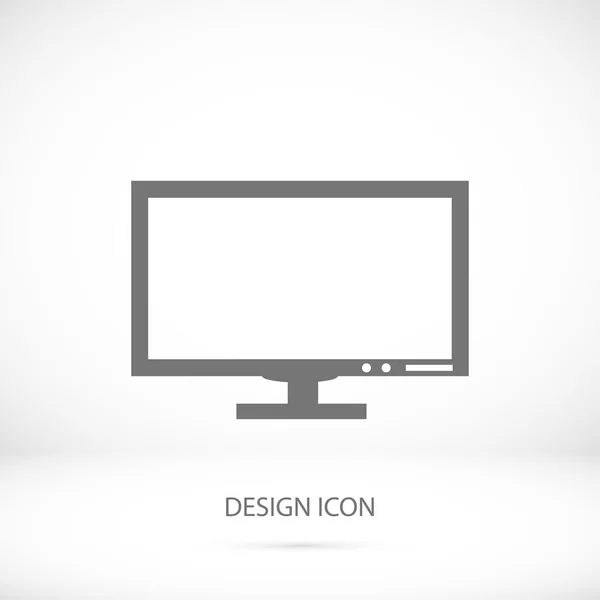 Icono del monitor del ordenador — Vector de stock