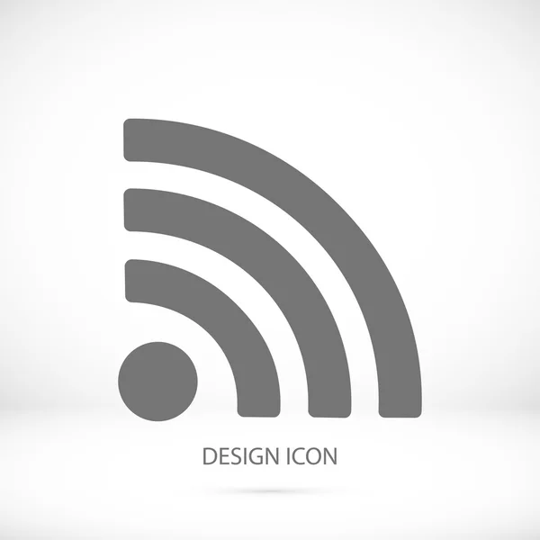 Podcast somple icono — Vector de stock