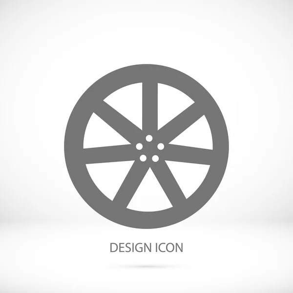 Wheel disk icons — Stock Vector