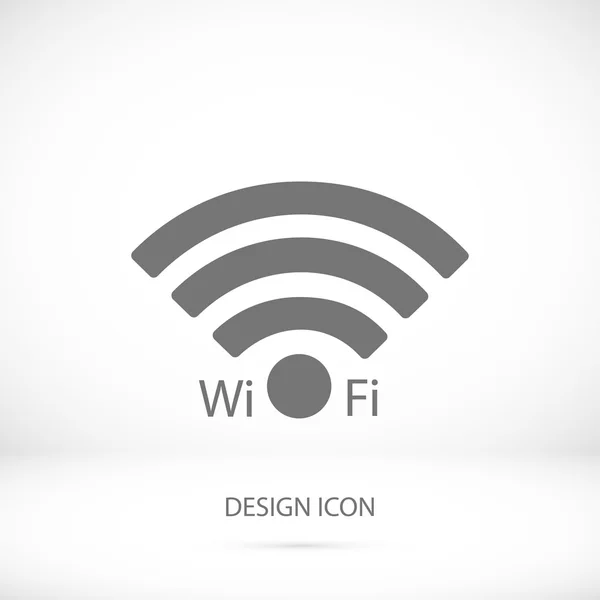 Wi-Fi semplice icona — Vettoriale Stock