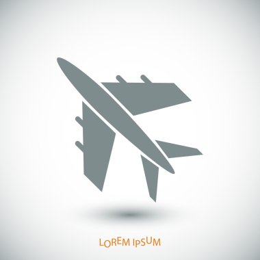Basit uçak simgesi